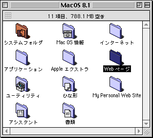 MacOS8.1 Folder